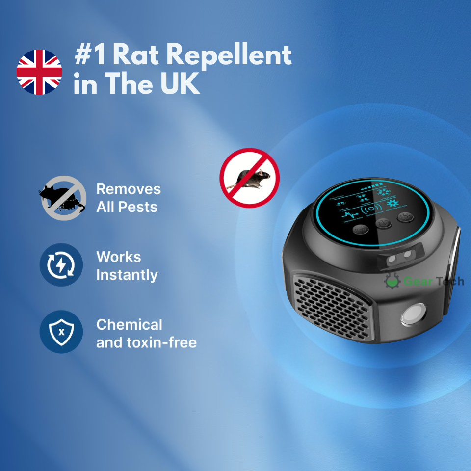 Plug‑In Ultrasonic Rodent Repellent for Home & Garden