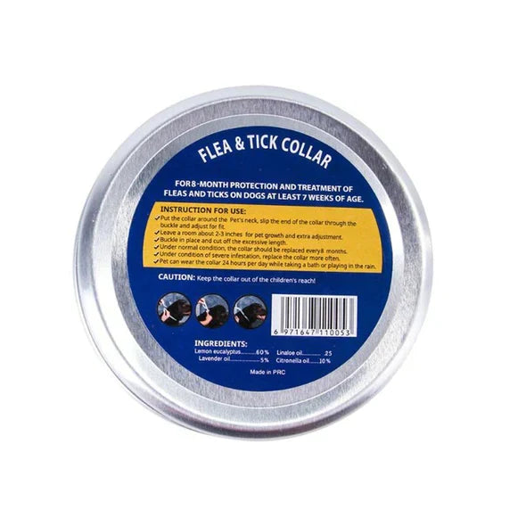 Universal Pet Tick and Flea Collar Multi-Month Repellent Protection