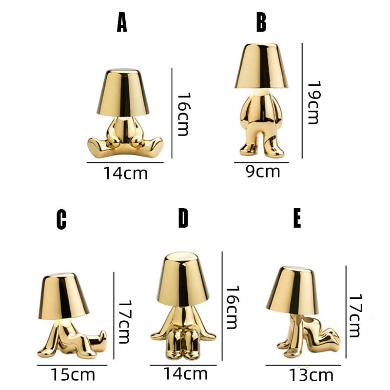 Portable Rechargeable LED Table Lamp Adjustable Touch Lighting