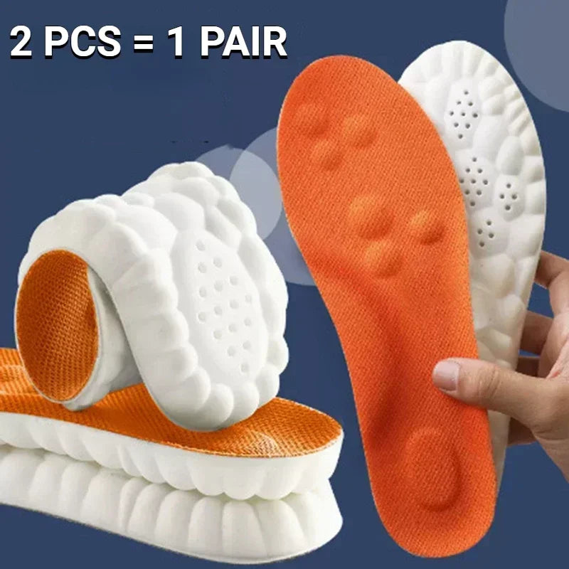 Cushioned Shoe Insoles with Arch Support for Men & Women
