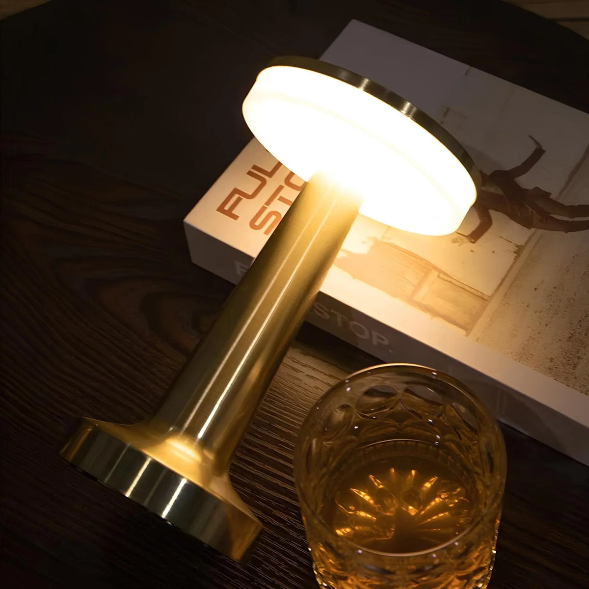 Portable Dimmable Table Lamp Elegant Retro Design