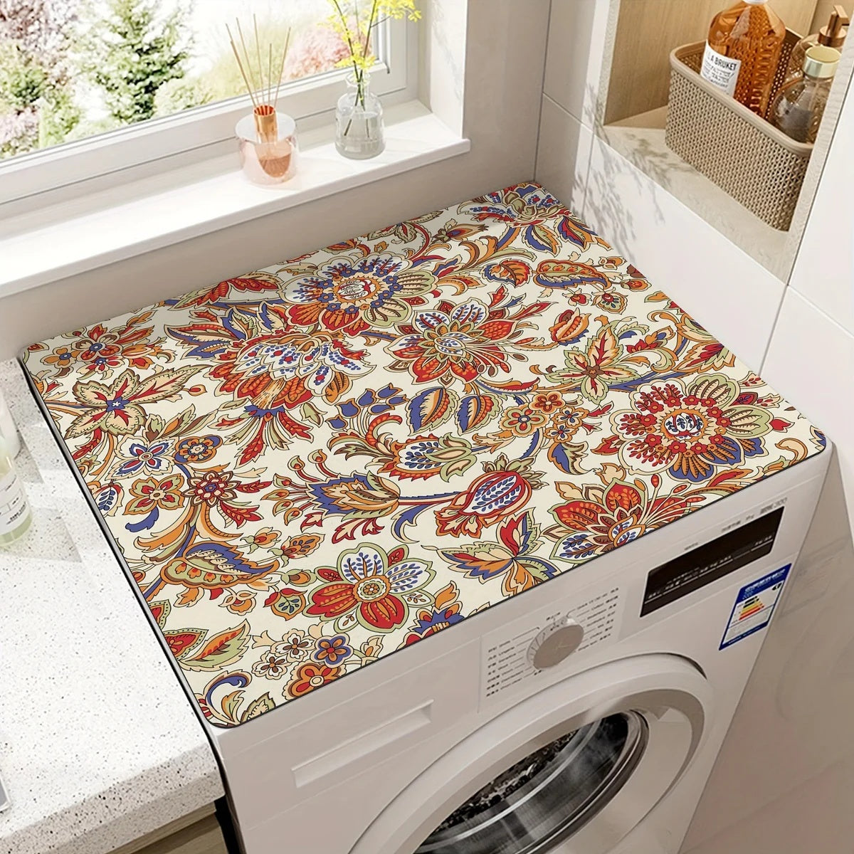 Stylish Mandala Appliance Mat Dustproof Spill‑Resistant Surface Protector