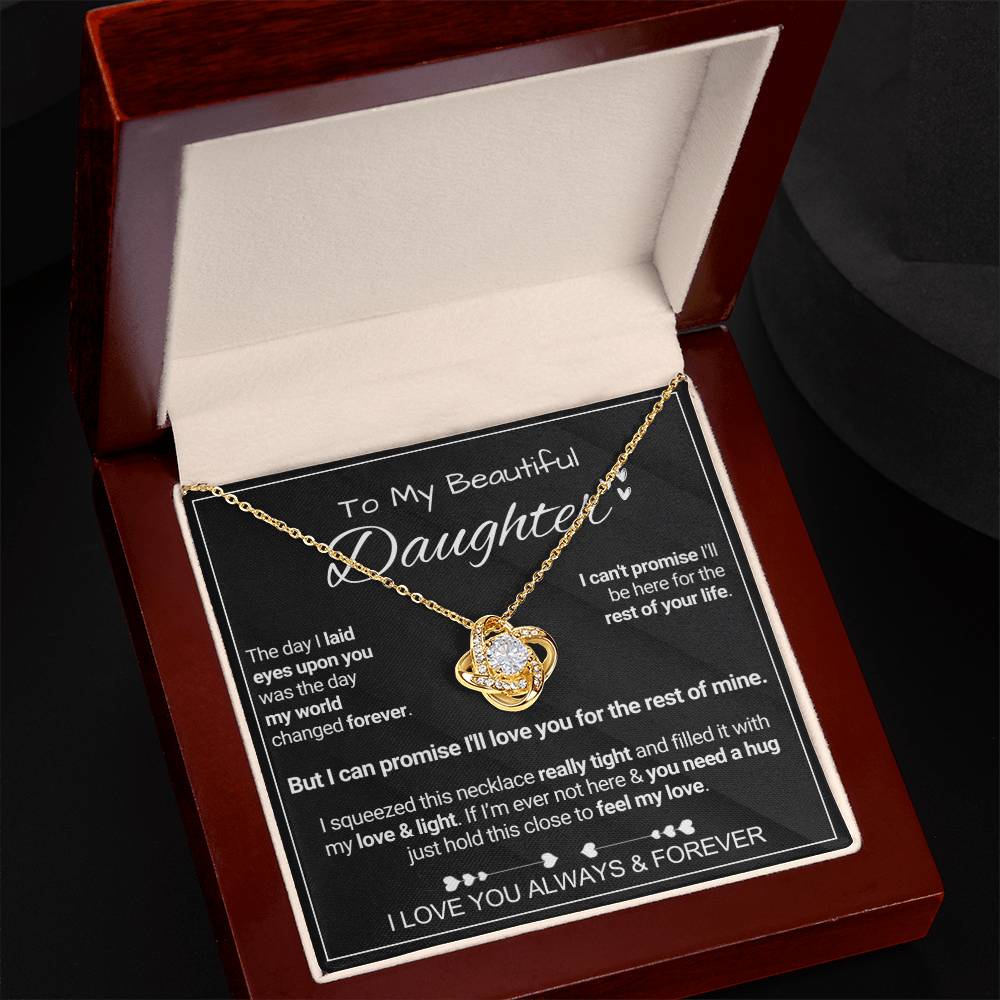 To My Daughter - Promise - Love Knot
