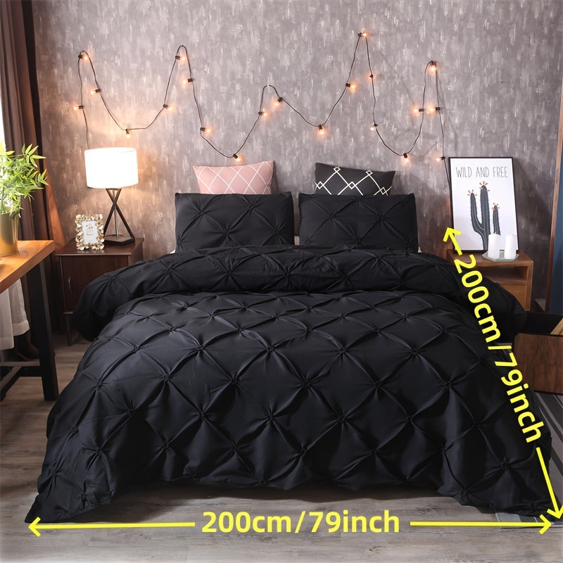 Elegant Pintuck Quilts Bedding Set