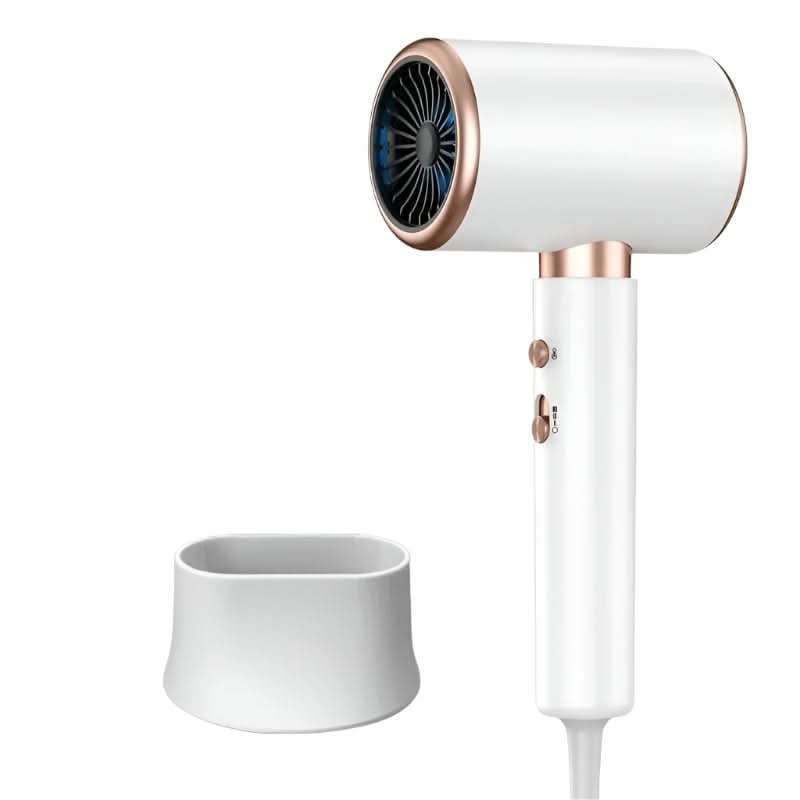 Ionic Professional Hair Dryer with Concentrator Nozzle and Fast Drying Diffuser