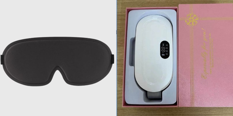 Menstrual Heating Pad for Cramps Vibrating Massage Electric Waist Belt and Digital Display