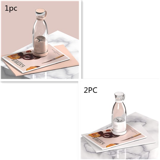 Portable Blender with Powerful Motor Stainless Steel Blades and USB Rechargeable for Smoothies