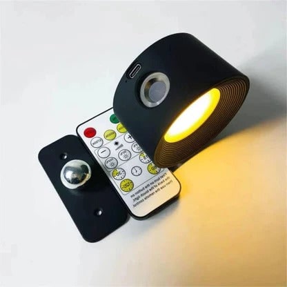 Rechargeable Wall Sconce with Modern Cordless LED Lighting and 360° Magnetic Rotation Lamp