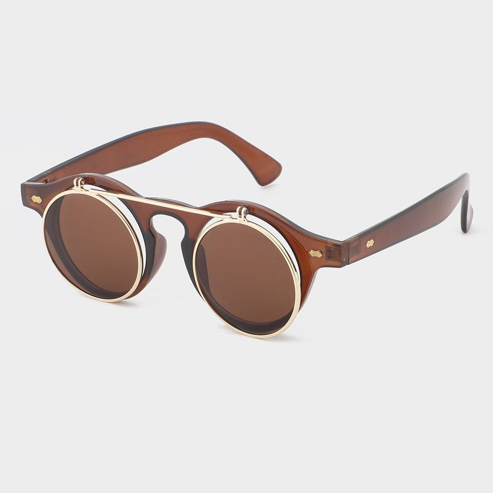 Dual Lens Flip-Up Sunglasses for Indoor & Outdoor Use