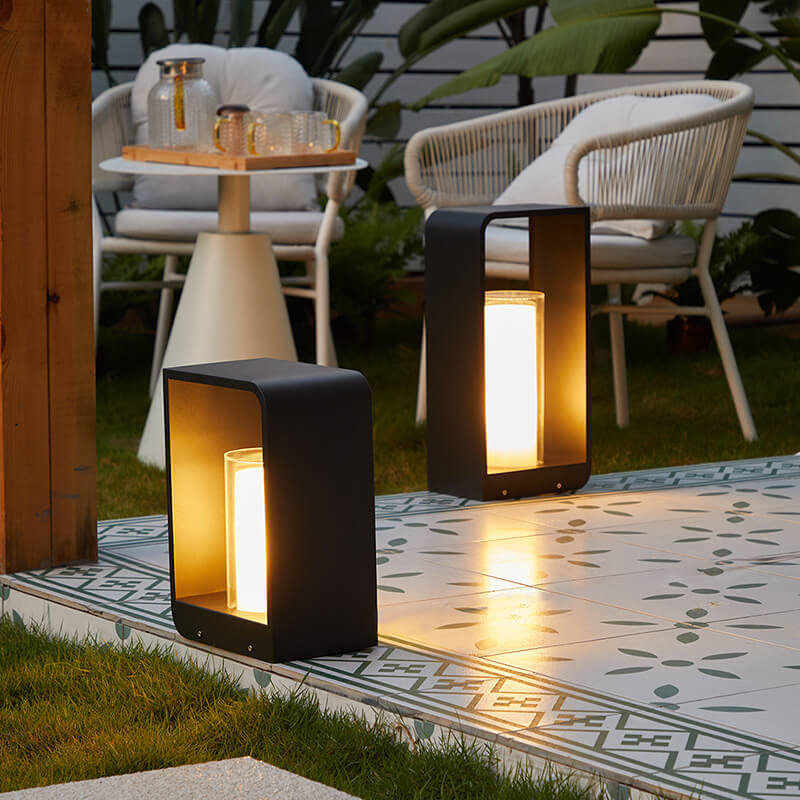 Outdoor LED Square Light Modern Garden & Patio Lighting