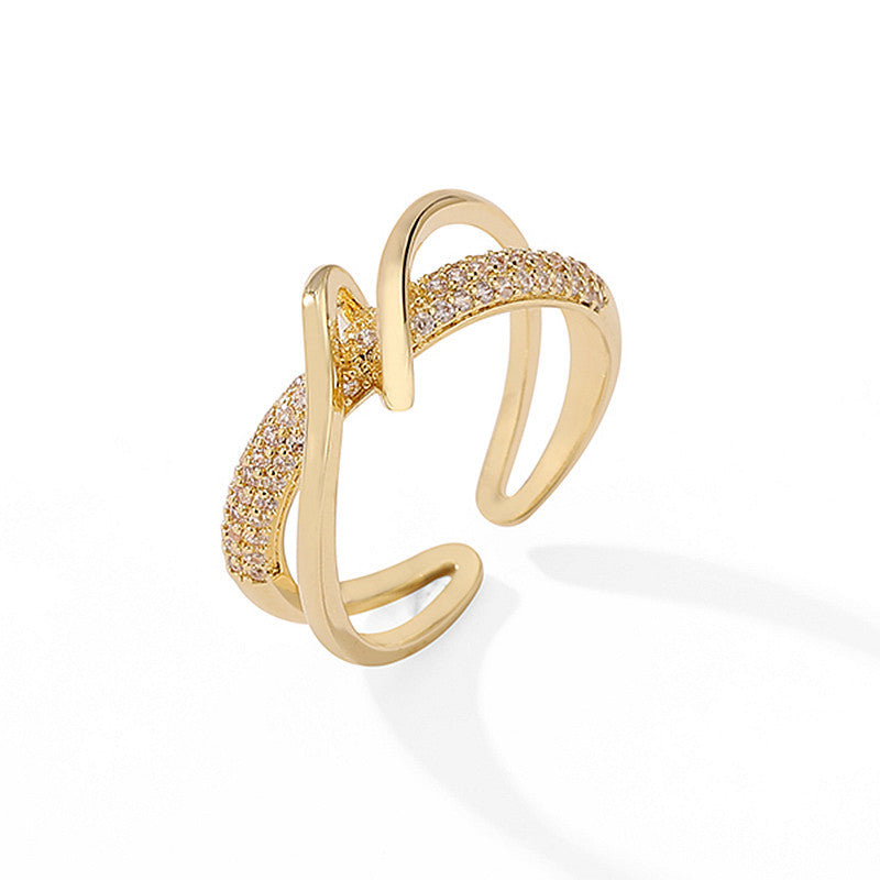 Personalised Geometric Adjustable Ring