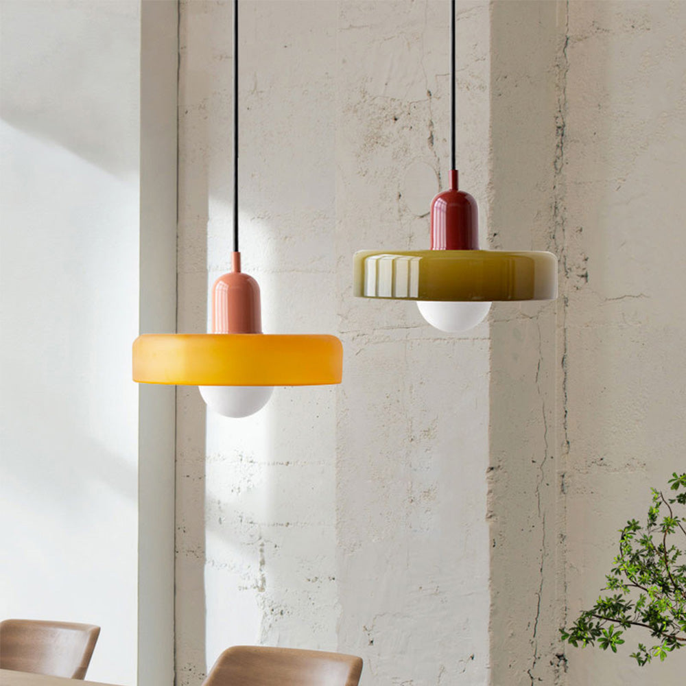 Modern Decorative Pendant Light Coloured Ceiling Hanging Lamp