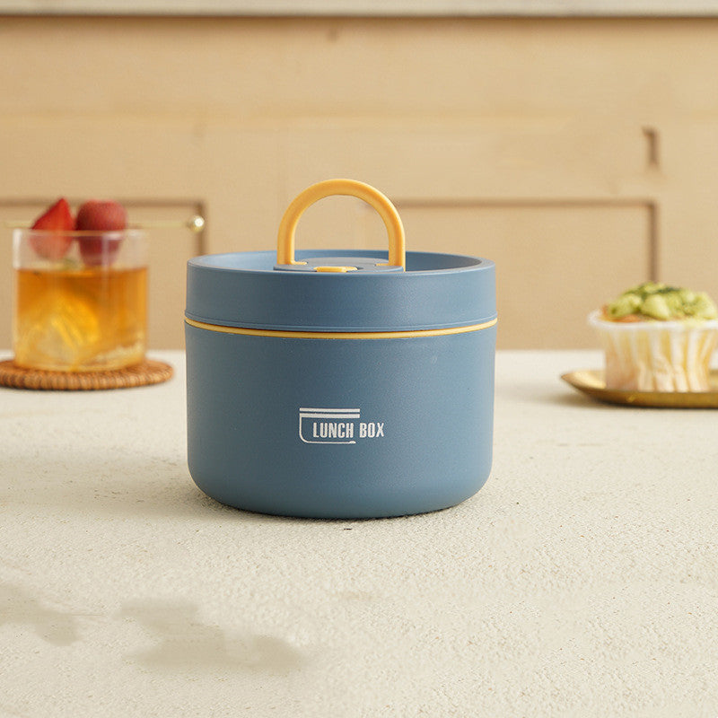 Insulated Stainless Steel Bento Box Stackable Lunch Container with Thermal Storage