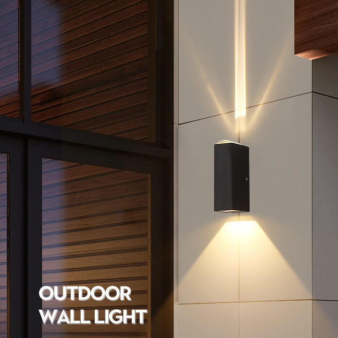 Waterproof LED Outdoor Wall Light Modern Patio and Garden Use