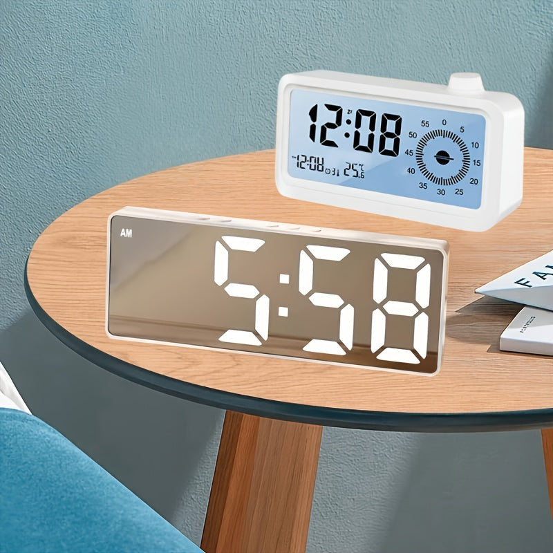 Digital Sunrise Alarm Clock Light Simulation with Snooze Function