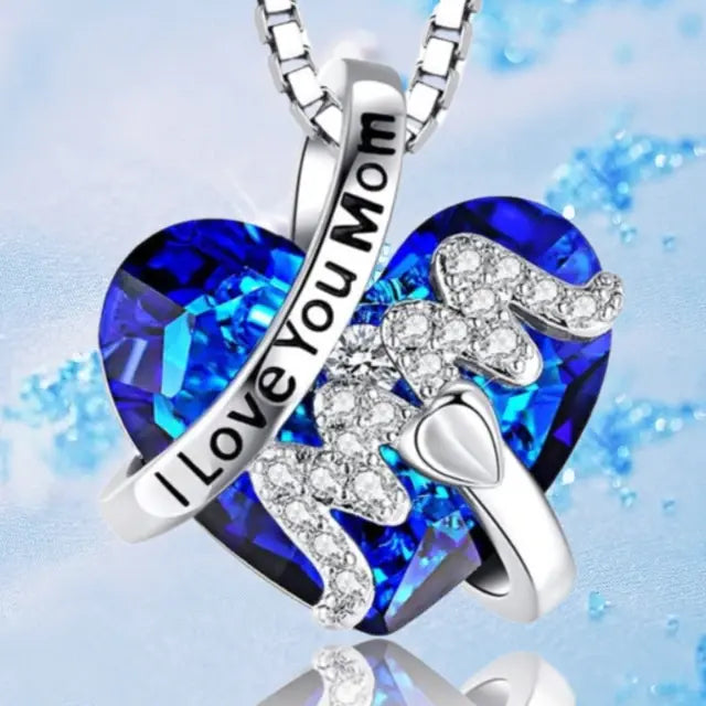 Mother’s Day Heart Necklace Meaningful Gift for Mum