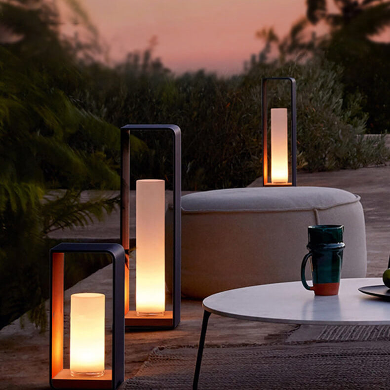 Outdoor LED Square Light Modern Garden & Patio Lighting