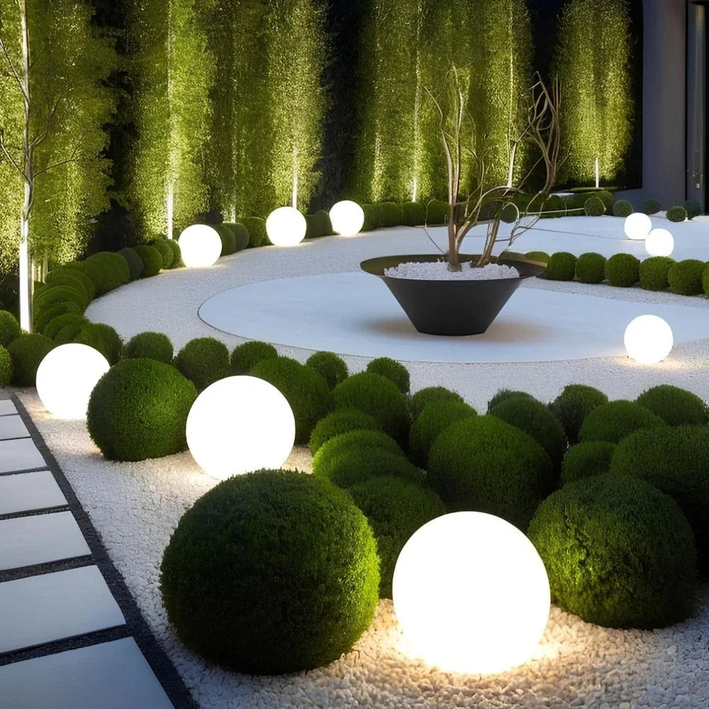Spherical Garden Light Colour‑Changing LED