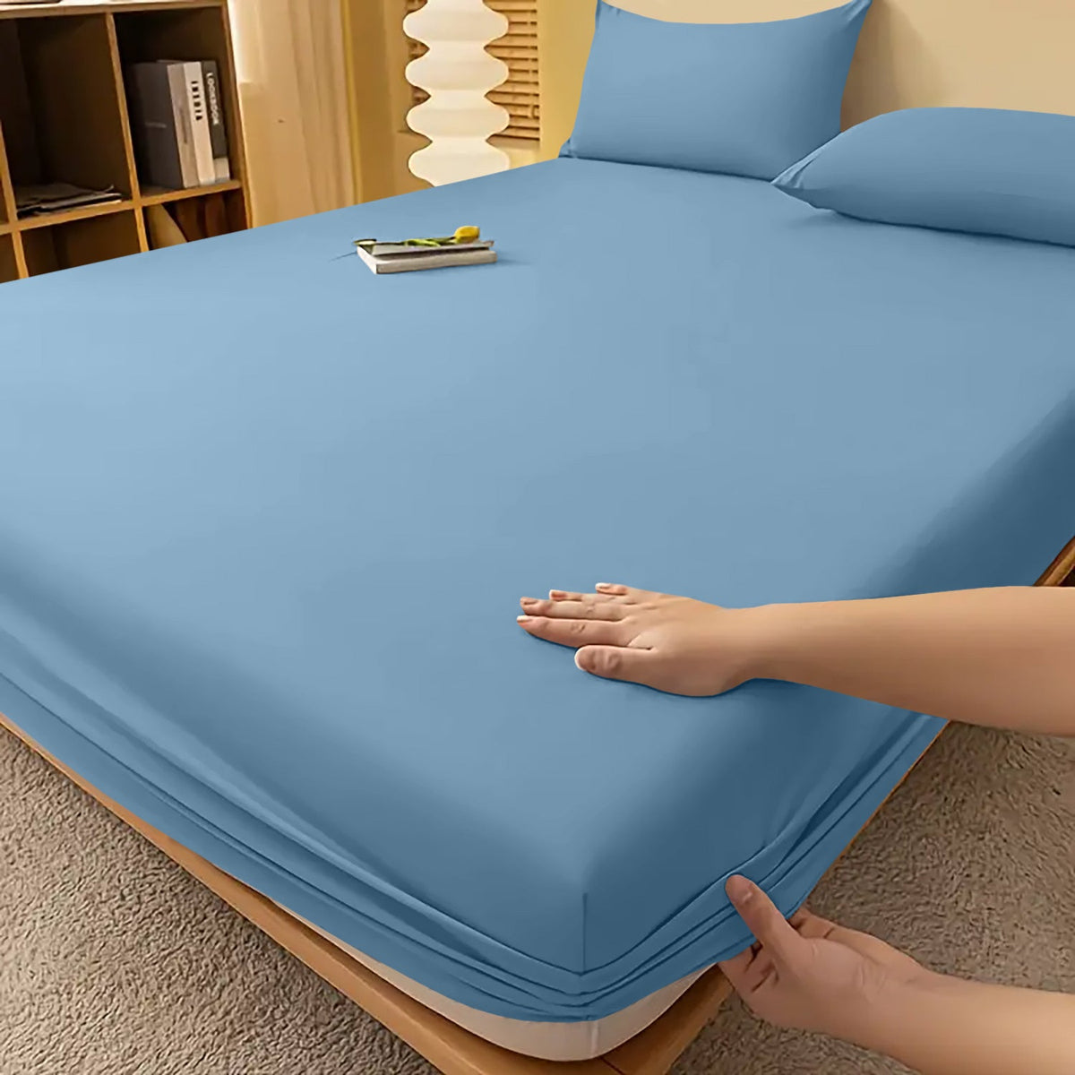 Extra Deep Fitted Bed Sheet – Wrinkle-Resistant All Season Bedding