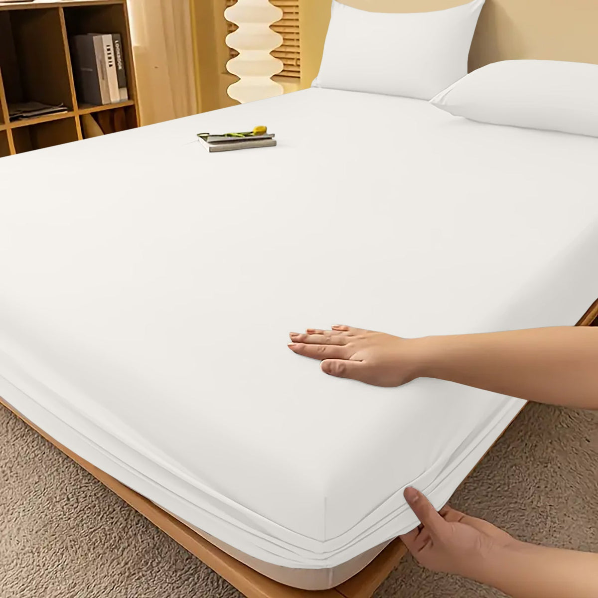 Extra Deep Fitted Bed Sheet – Wrinkle-Resistant All Season Bedding