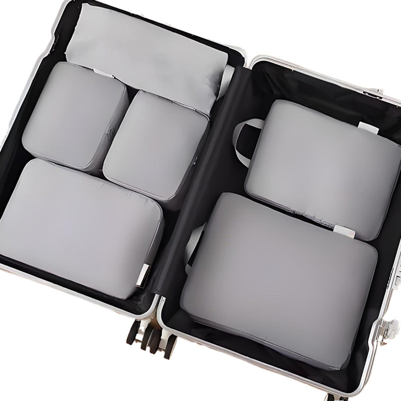 Travel Compression Packing Cubes Set – 6 Organizer Bags