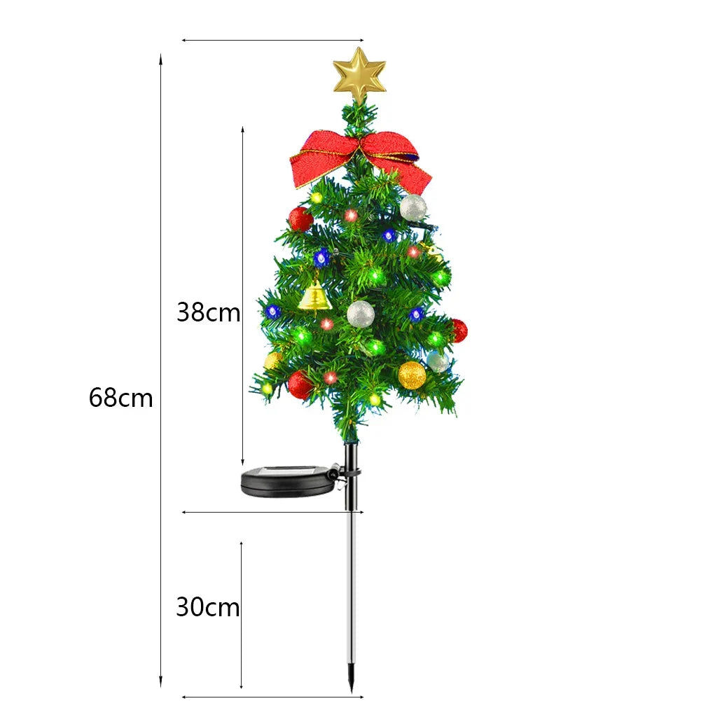 Solar-Powered Christmas Tree – Eco-Friendly Holiday Decoration