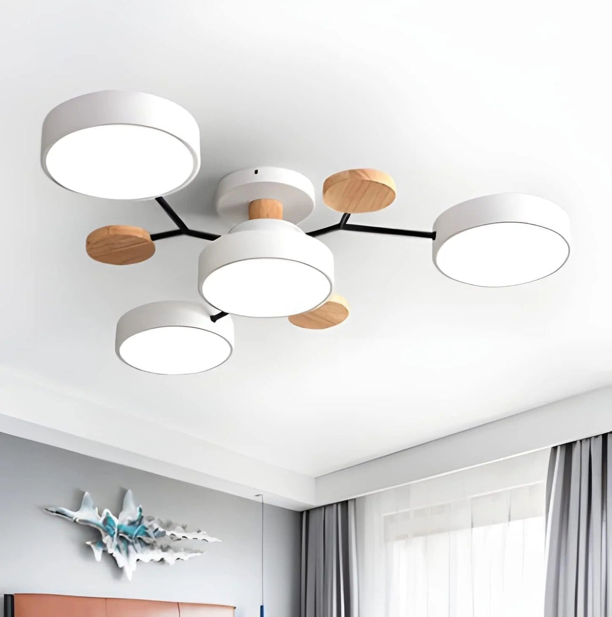 Flush Mount Ceiling Light Modern LED Room Illumination