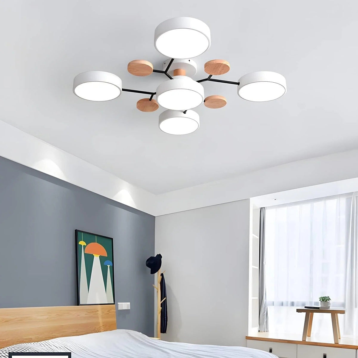 Flush Mount Ceiling Light Modern LED Room Illumination