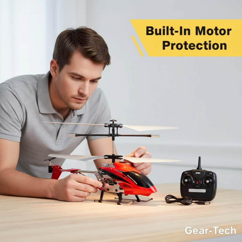Durable Remote Control Helicopter LED Lights & Crash‑Resistant