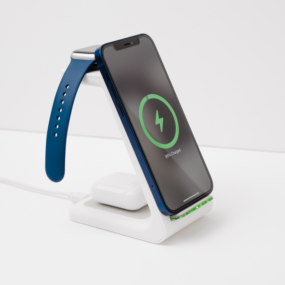 Fast Wireless Charger Dock with Multi‑Device Support