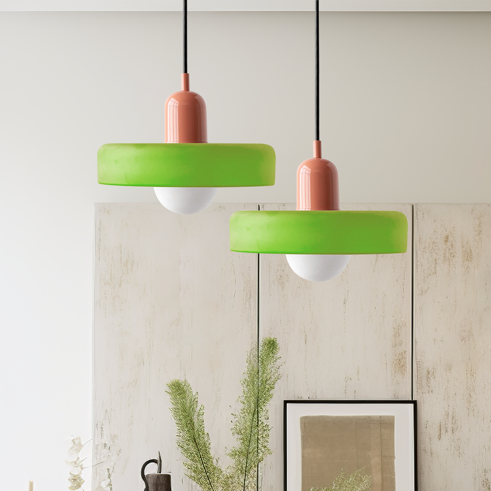 Modern Decorative Pendant Light Coloured Ceiling Hanging Lamp