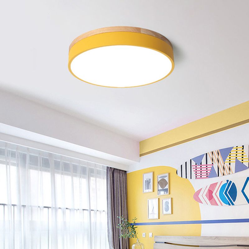 Smart Ceiling Light Round Dimmable Lighting for Modern Rooms