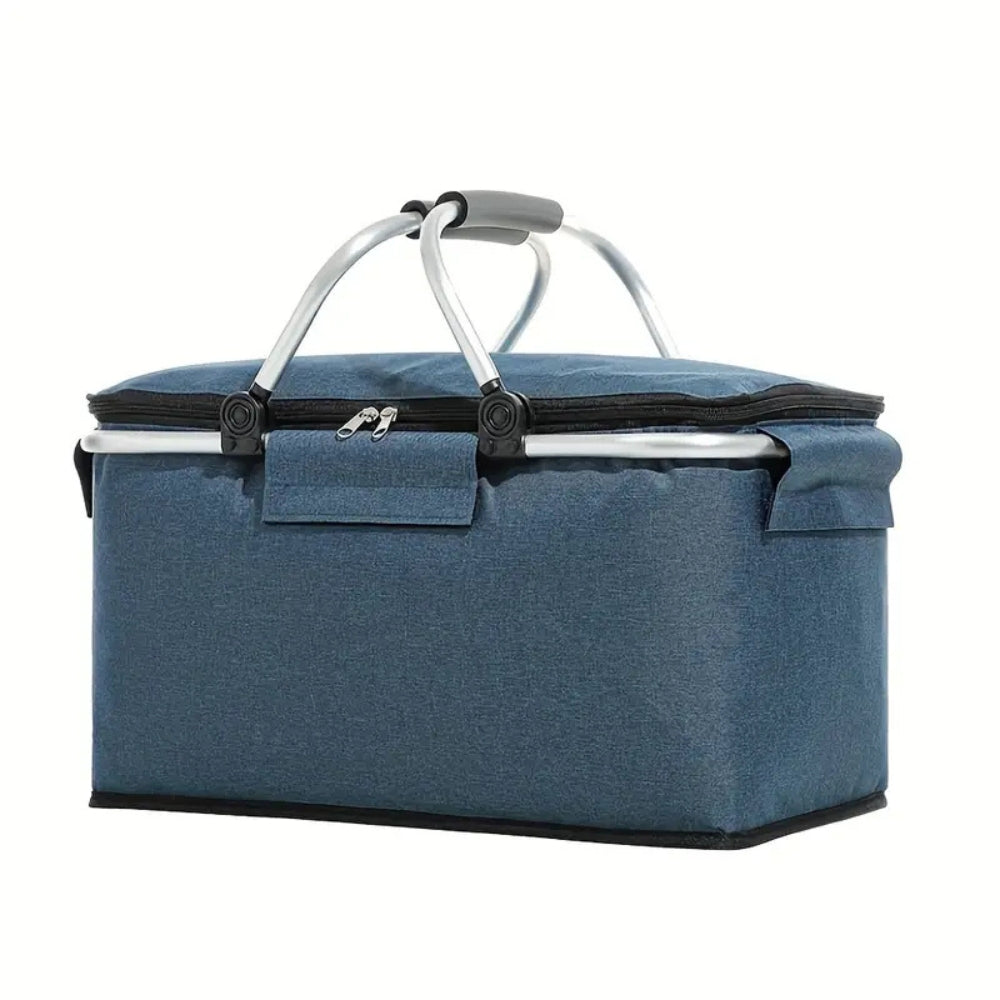 Foldable Insulated Picnic Basket 18L Portable Cooler