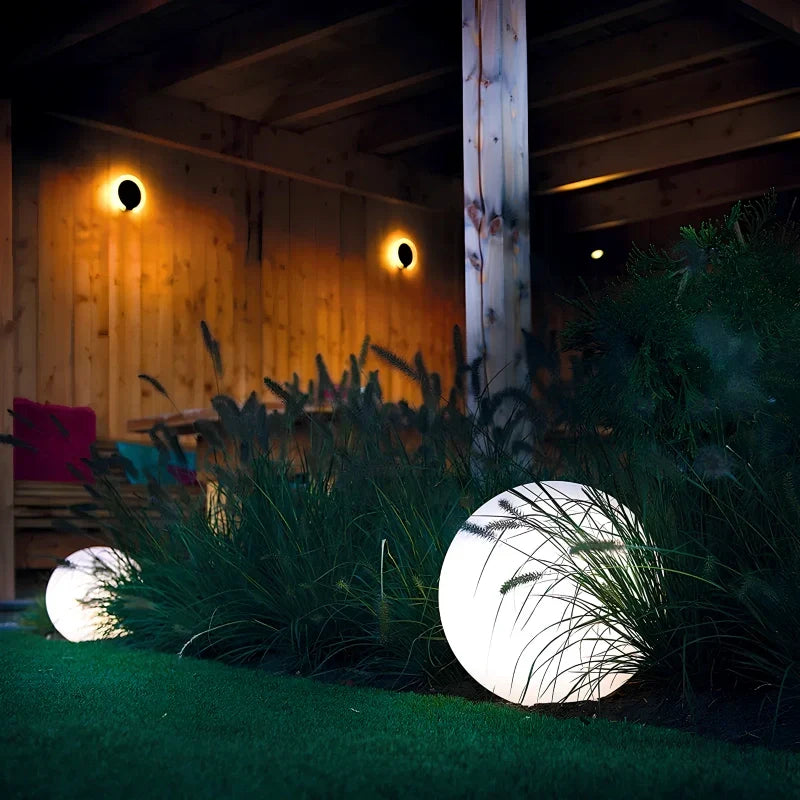 Spherical Garden Light Colour‑Changing LED