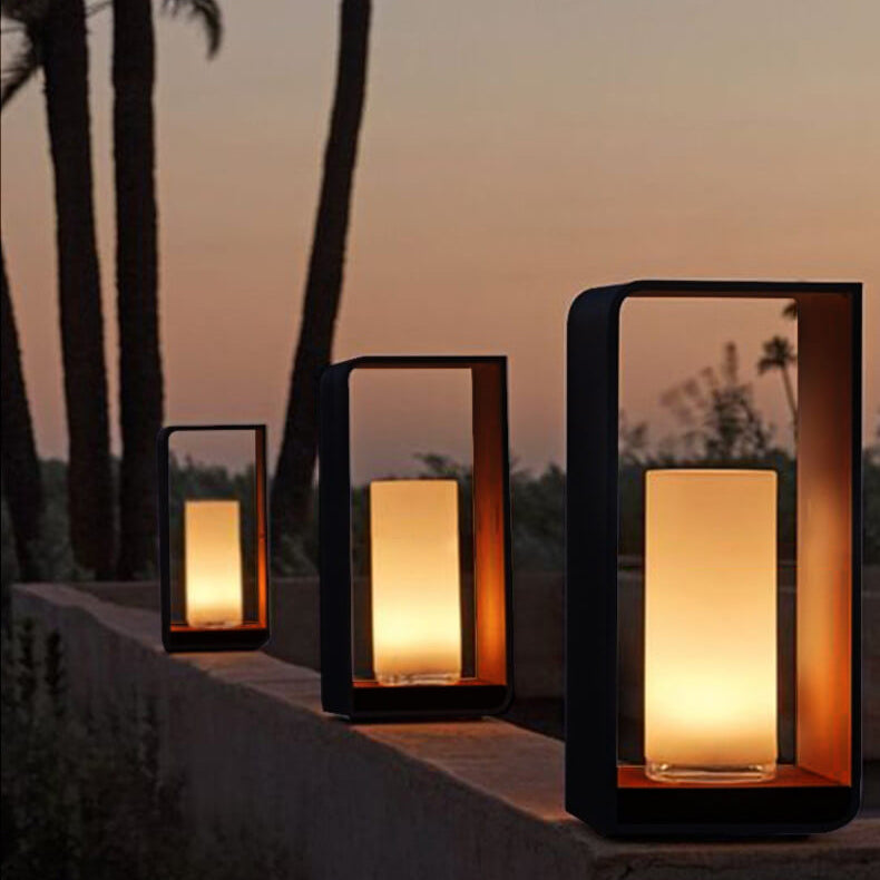 Outdoor LED Square Light Modern Garden & Patio Lighting