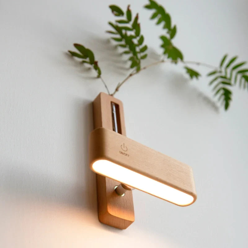 Wall Lights with Built‑In Vase & Adjustable Glow