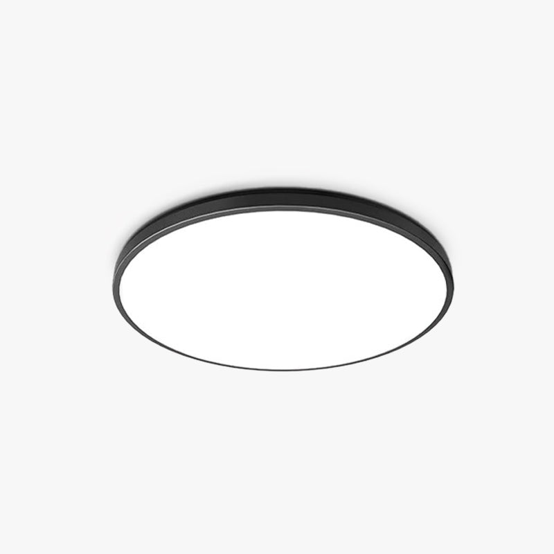 Slim Round Ceiling Light Bright Flush Mount for Bathrooms & Balconies
