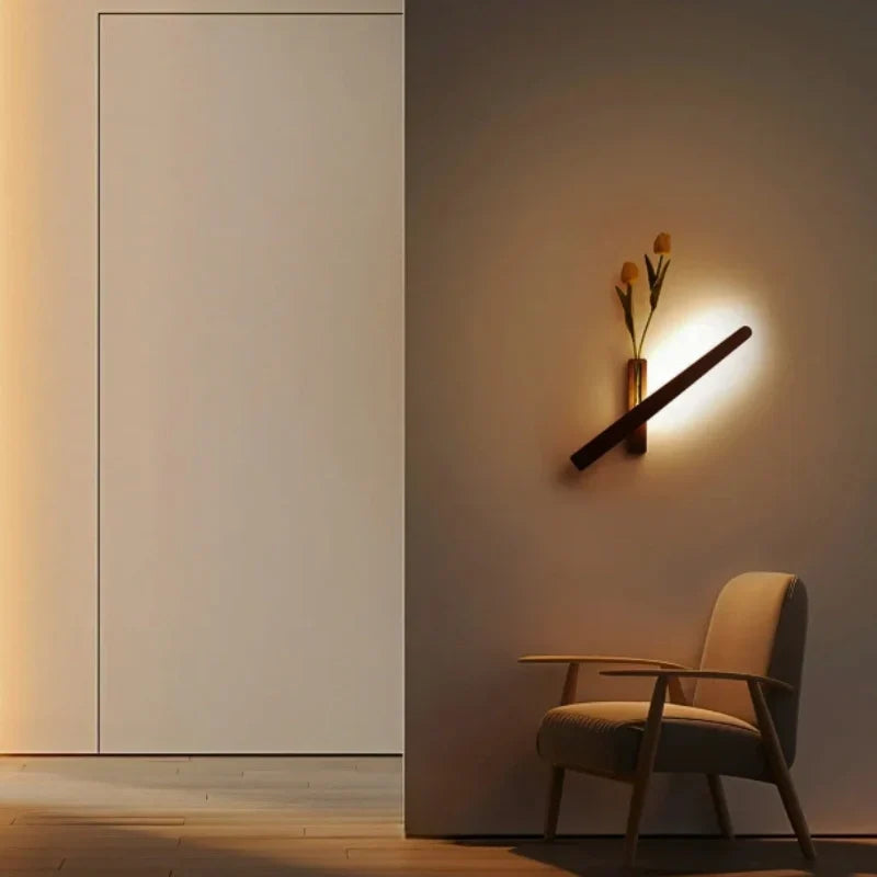 Wall Lights with Built‑In Vase & Adjustable Glow