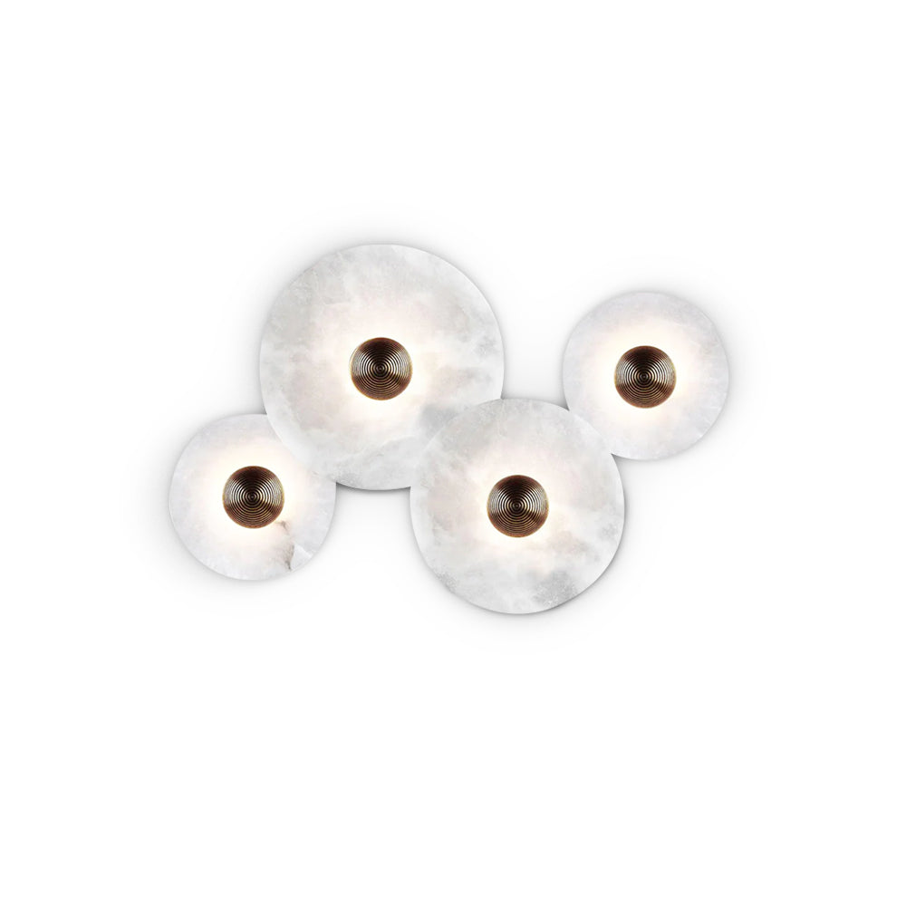 Decorative Round LED Flush Mount Wall Light Fixture