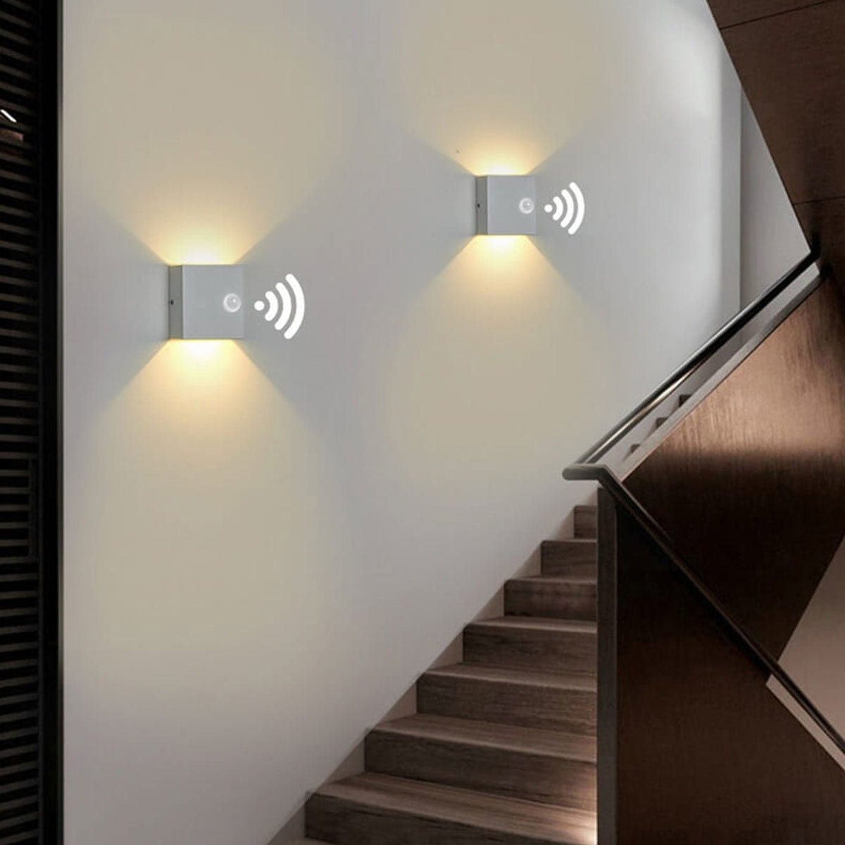Motion Sensor Wall Light Adjustable Outdoor LED Illumination