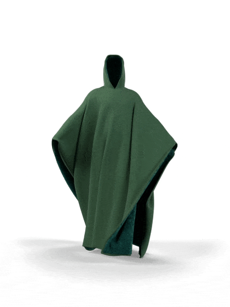 Weighted Cloak Hoodie – Sensory-Friendly Cotton Hoodie with Faux Fur Lining, Cozy Oversized Comfort