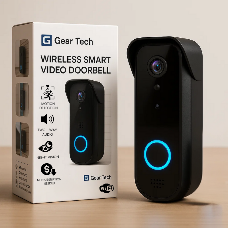 Smart Home Security Doorbell with Motion Alerts