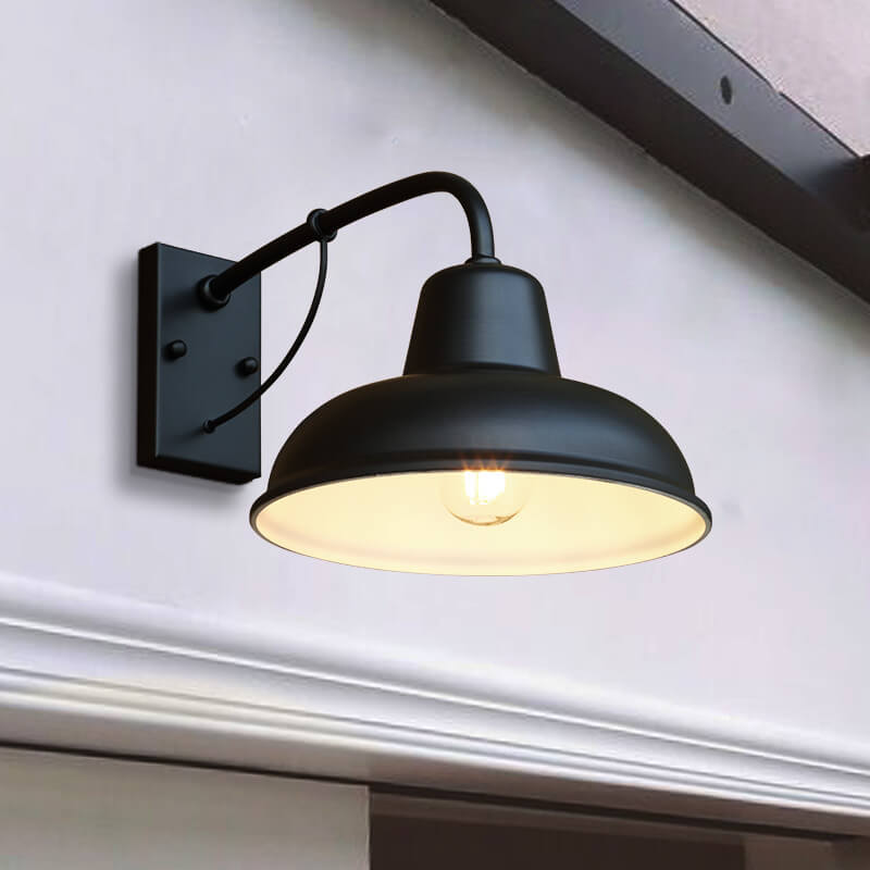 Rustic Industrial Outdoor Wall Light Porch and Patio Fixture