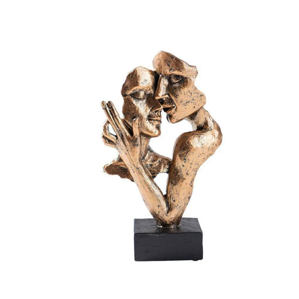 Abstract Art Sculpture Contemporary Couple Statue for Home Display