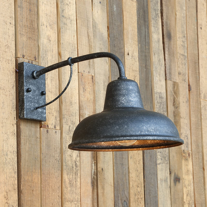 Rustic Industrial Outdoor Wall Light Porch and Patio Fixture