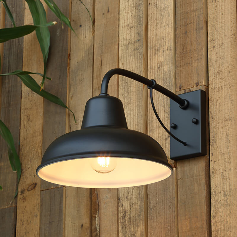 Rustic Industrial Outdoor Wall Light Porch and Patio Fixture
