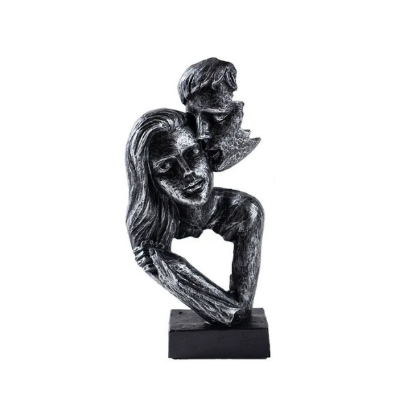 Abstract Art Sculpture Contemporary Couple Statue for Home Display