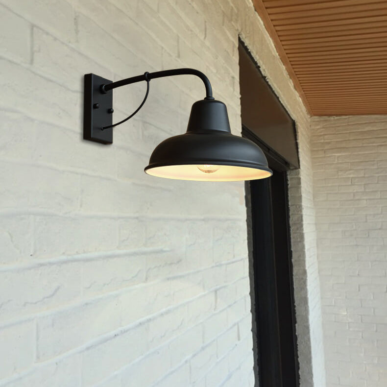 Rustic Industrial Outdoor Wall Light Porch and Patio Fixture