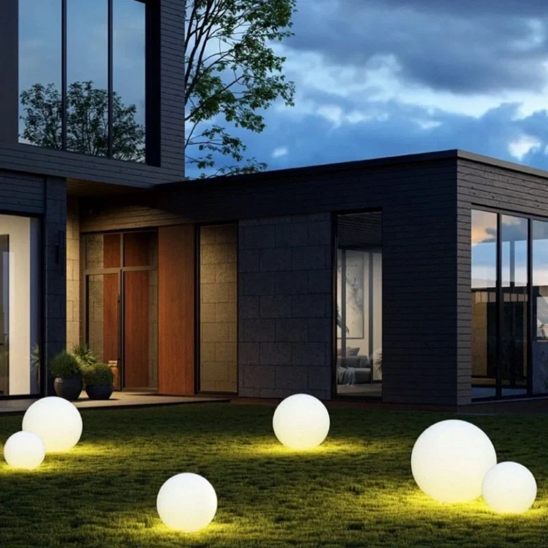 Spherical Garden Light Colour‑Changing LED