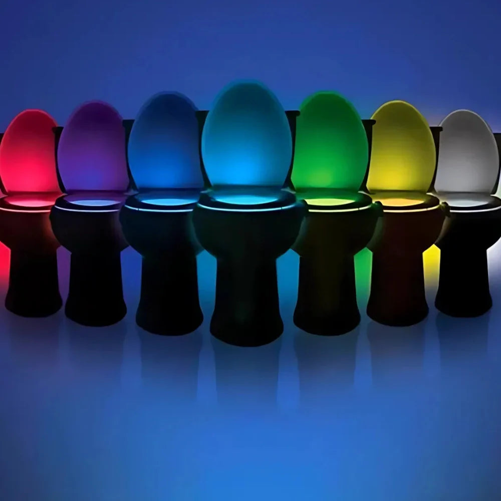 Smart Toilet Bowl Light Motion‑Activated LED